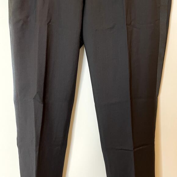 J.Crew Boys Slim Ludlow Tuxedo Pant Italian Wool Special Occasion A8663 Black 14 - Picture 5 of 16